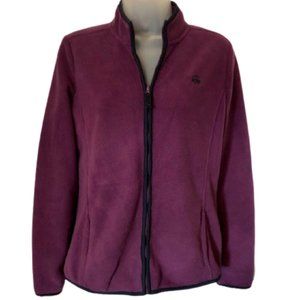 Brooks Brothers Purple/Navy Fleece Full Zip EUC M